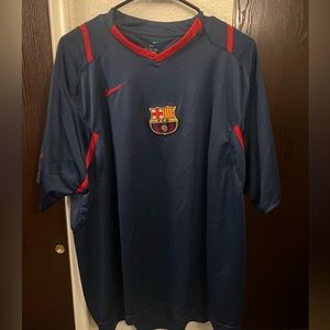 Nike Dri-Fit Blue FC Barcelona Shirt - XL